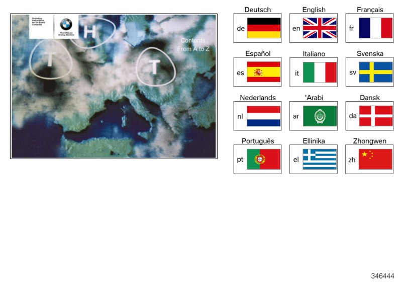 On-board monitor with TV, SA 602
