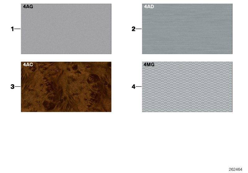 Sample page, interior trim strips