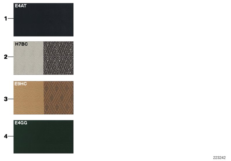 Sample page,uphls.colours,leather/fabric