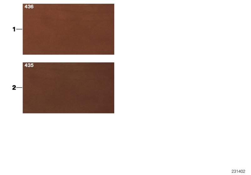 Sample page, interior trim strips