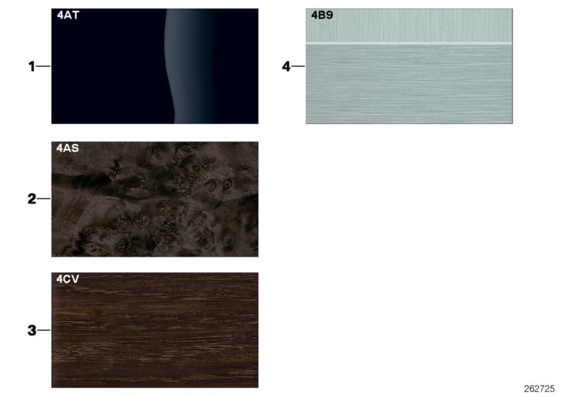 Sample page, interior trim strips