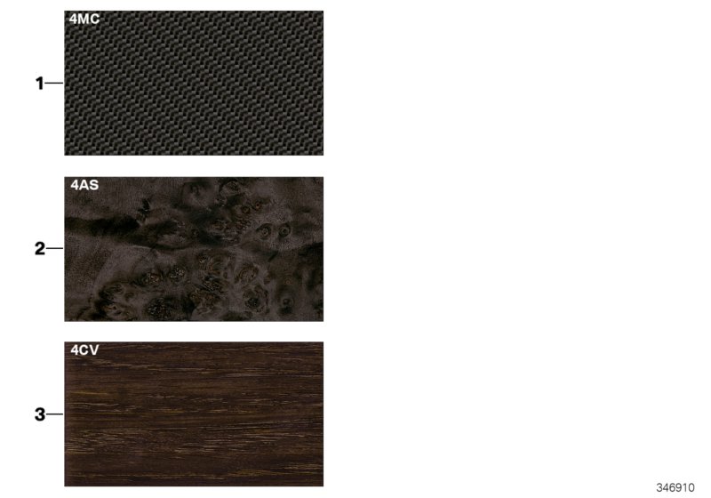 Sample page, interior trim strips