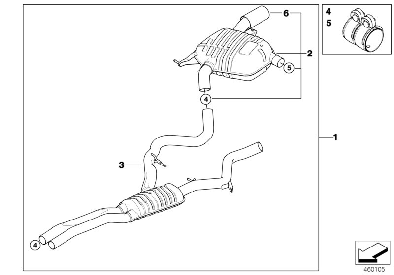 BMW Performance silencer system