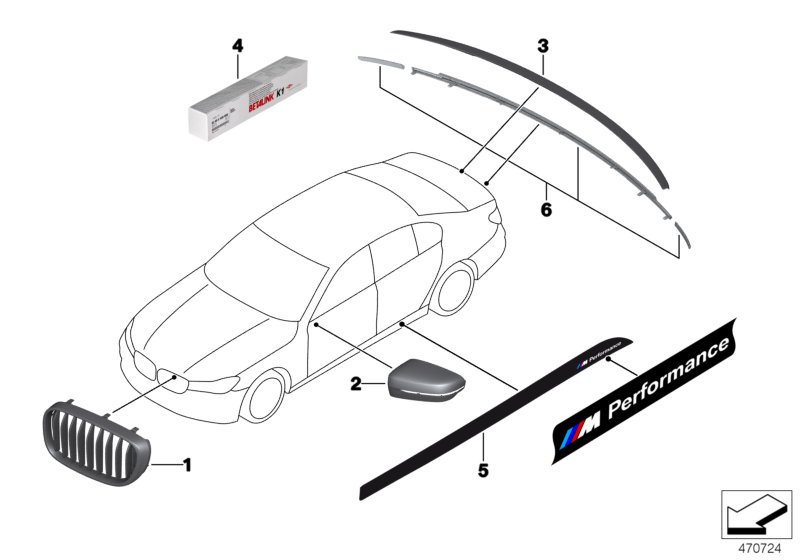 M Performance aerodynamics accessories