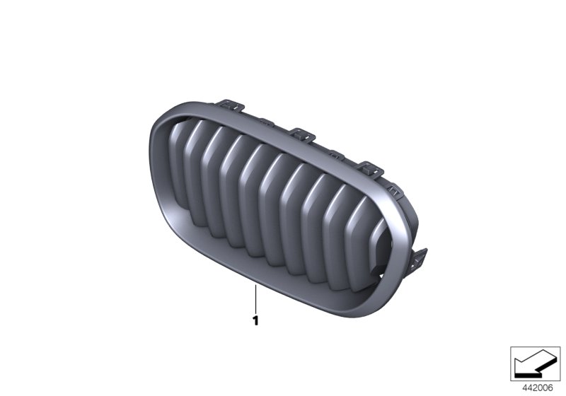 M Performance radiator grille