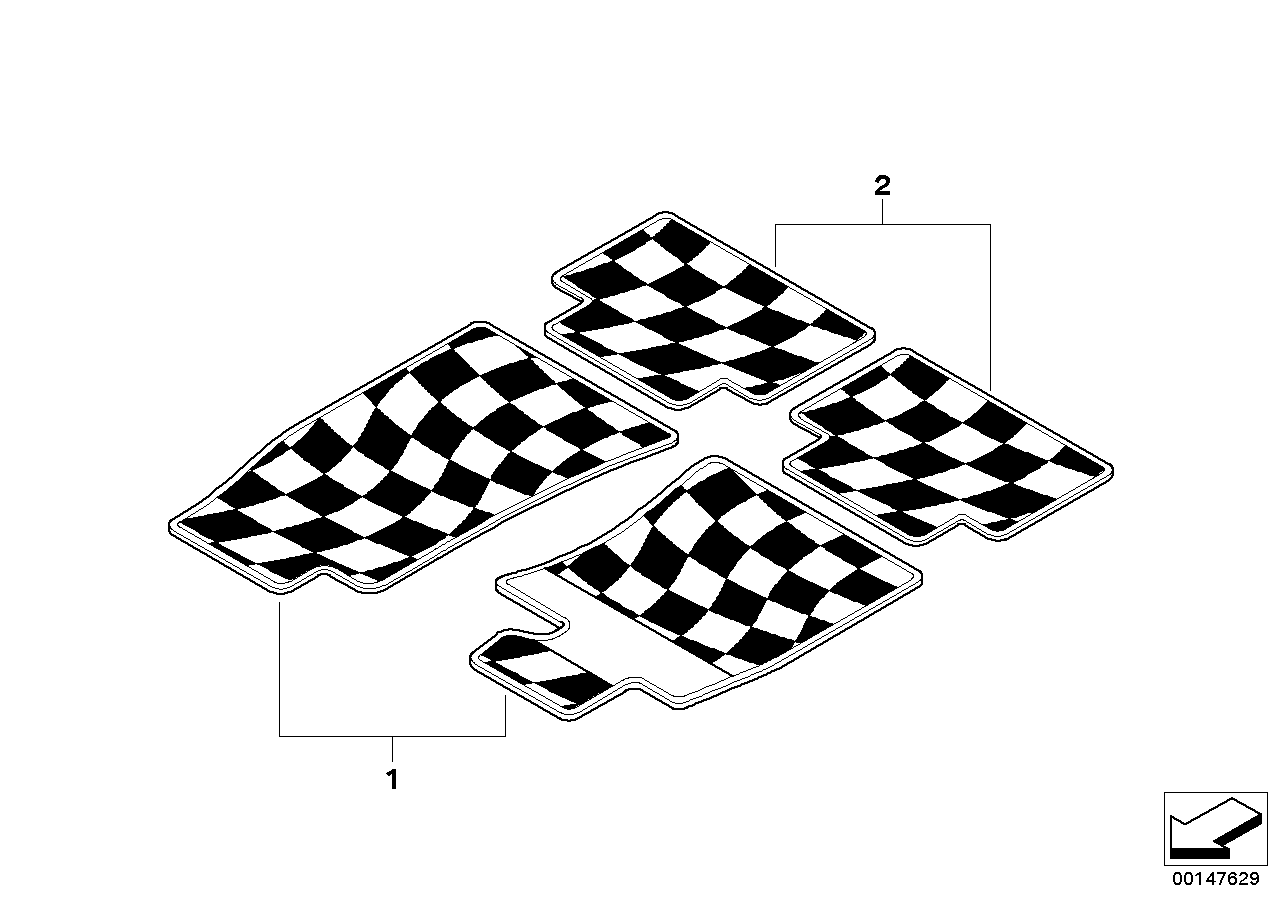 Floor mats Sport John Cooper Works