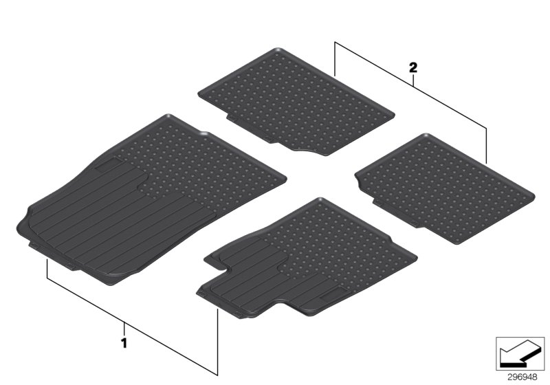Floor mat, Allweather