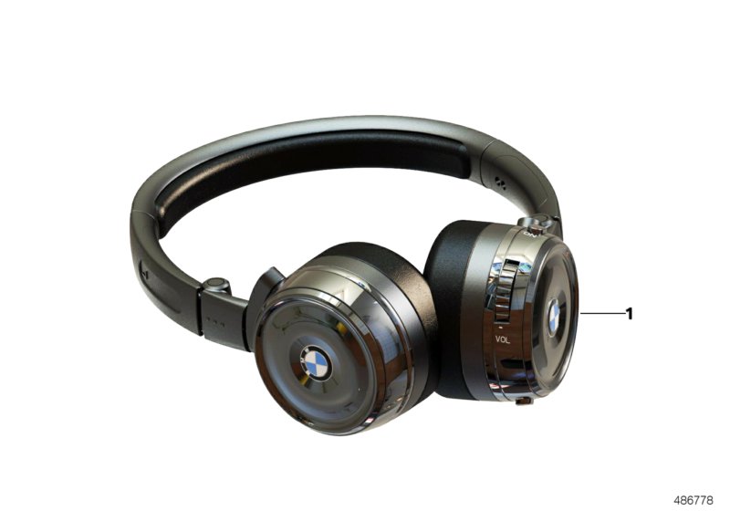 On-ear radio headphones