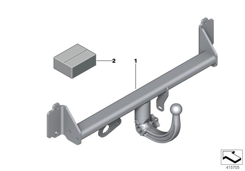 Retrofit kit,trailer tow hitch,removable