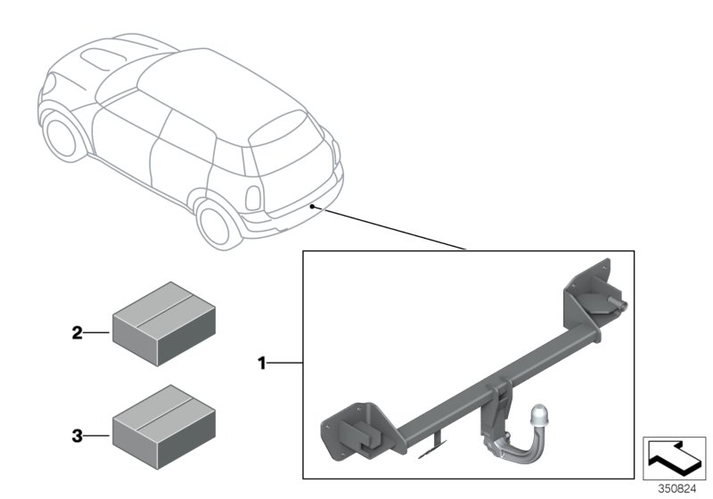 Retrofit kit,trailer tow hitch,removable