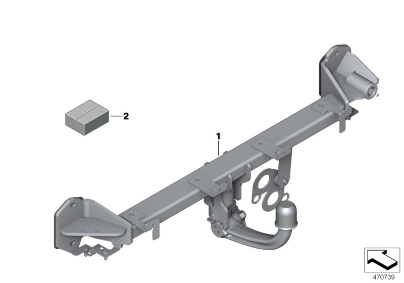 Retrofit kit,trailer tow hitch,removable