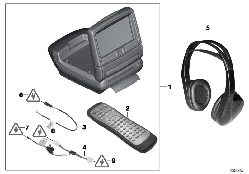 DVD-system in rear compartment