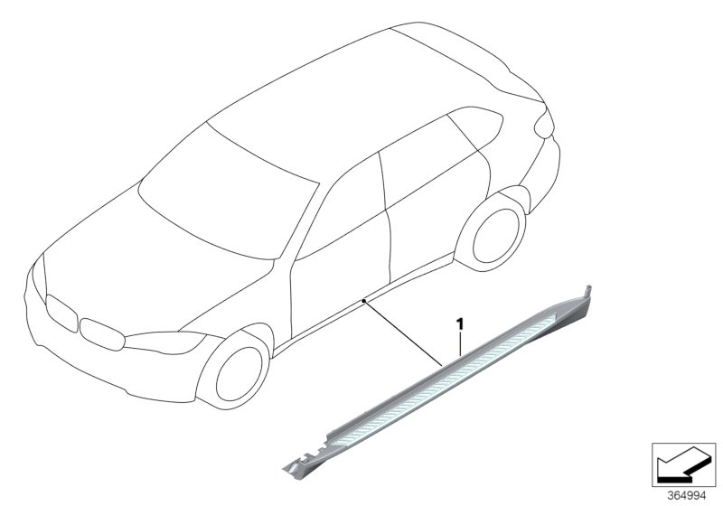 Retrofit, aluminium running board