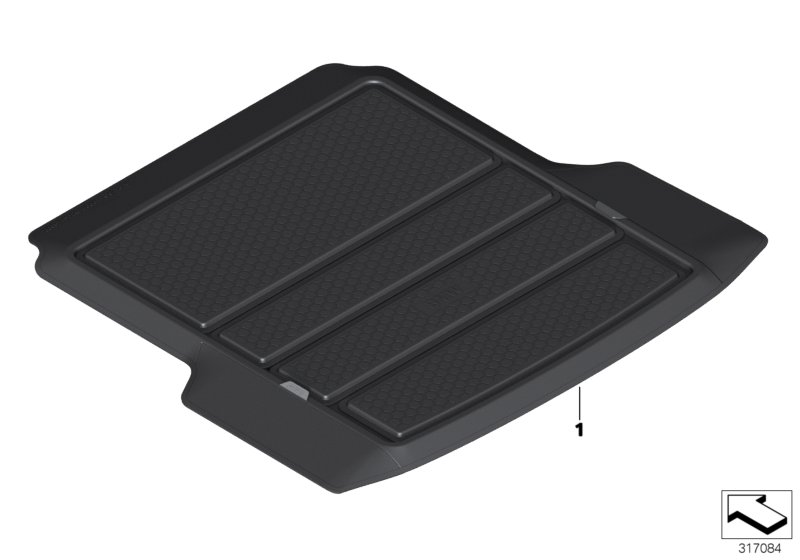 Luggage compartment organiser