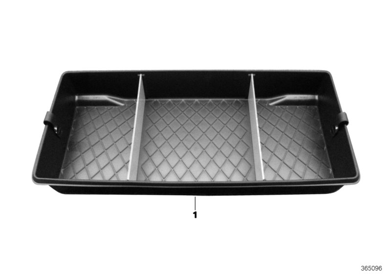 Luggage compartment pan