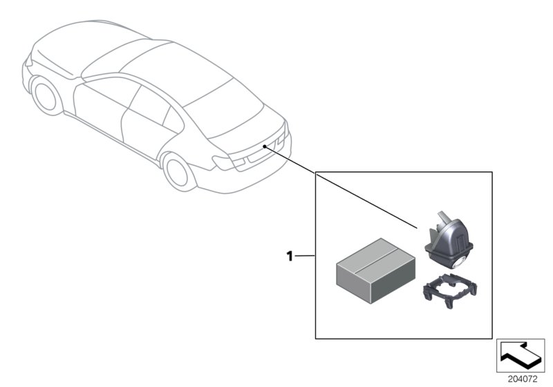 Retrofit, reversing camera