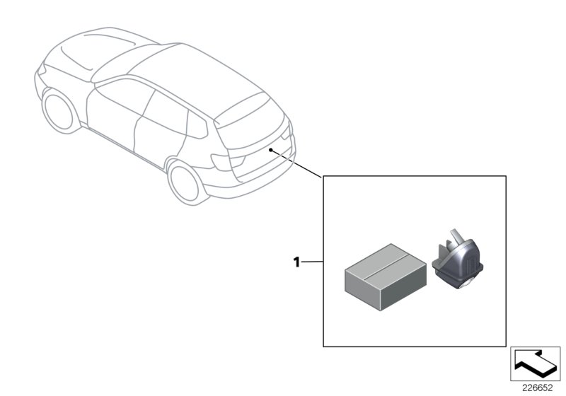 Retrofit, reversing camera