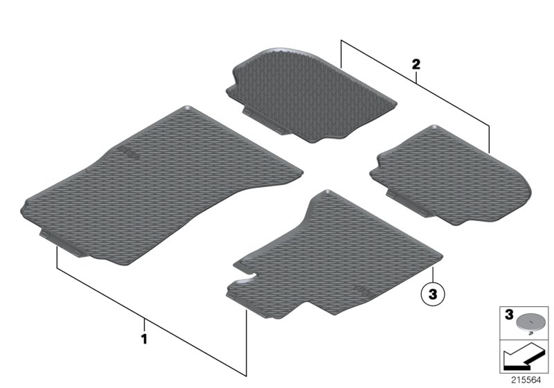 All-weather floor mats