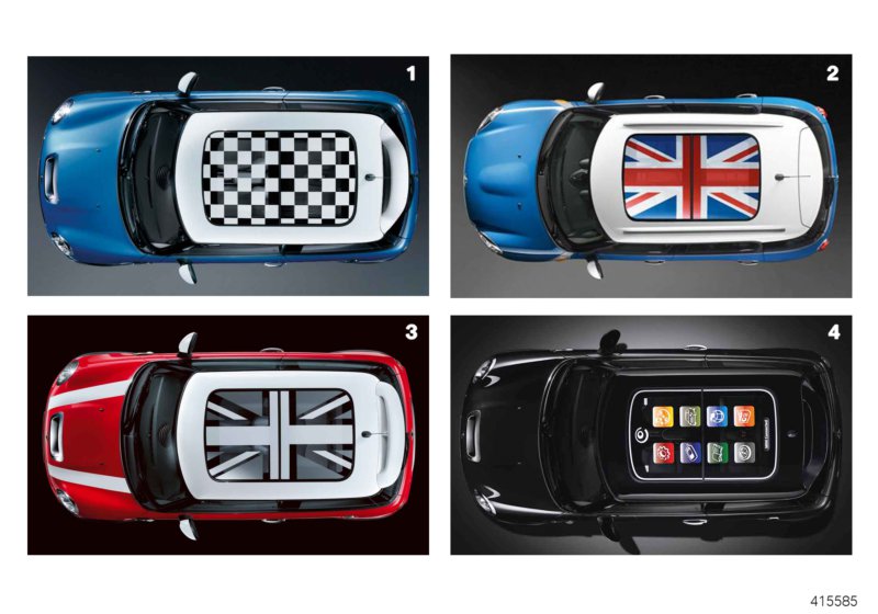 Roof decoration glass roof