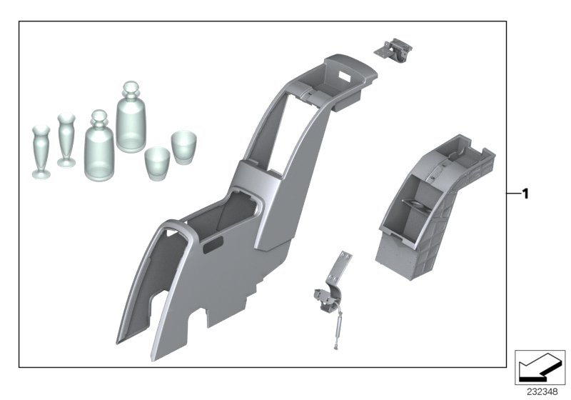 Retrofit, glass cabinet