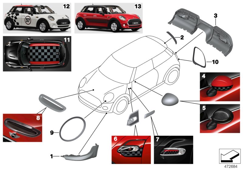 JCW aerodynamics accessories F5x