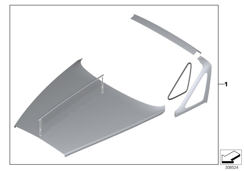 Retrofit, brushed steel package