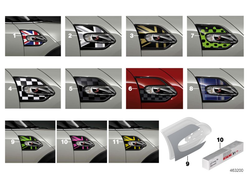 Side scuttle large F55, F56, F57