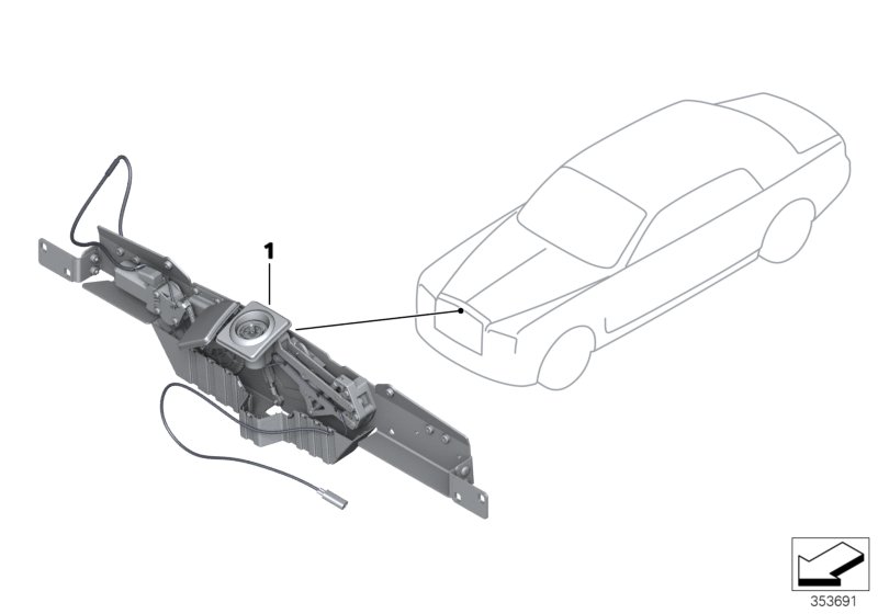 Retrofit kit, uplit Spirit of Ecstasy