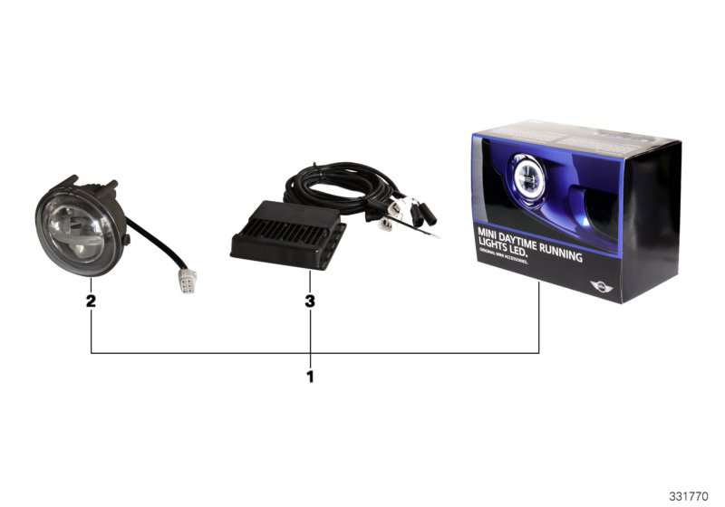 MINI daytime running lights LED