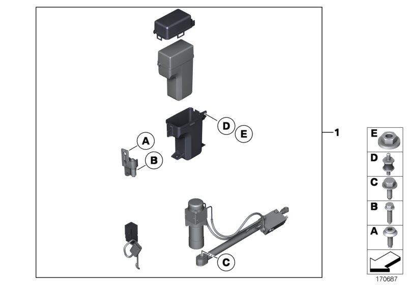 Retrofit, rear door extended opening