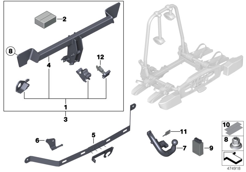 Click-on / towbar ECE