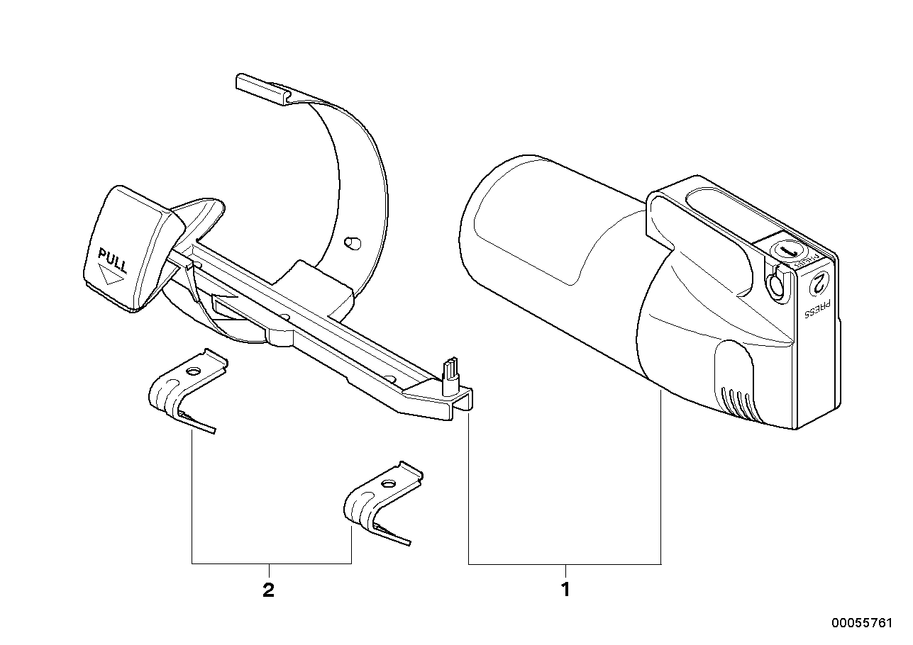 Fire extinguisher holder