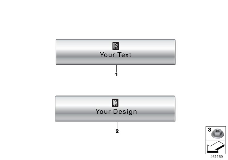 Retrofit, engraved treadplates