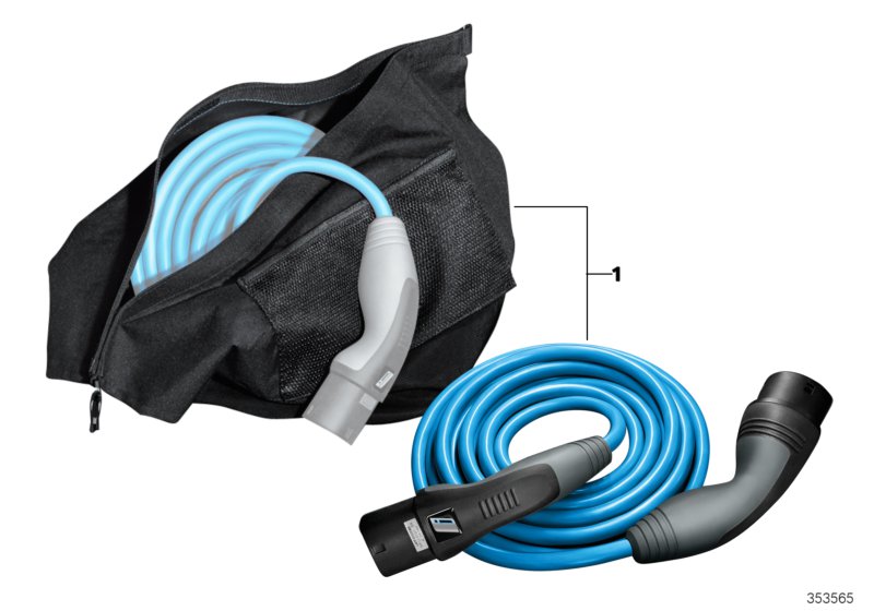 BMW charg.cable f.public charge stations