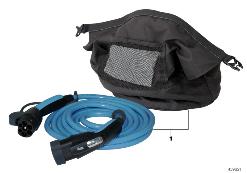 Charging cable for journeys