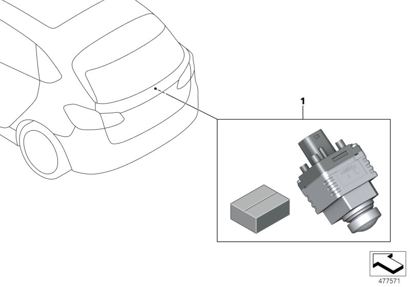 Retrofit, reversing camera