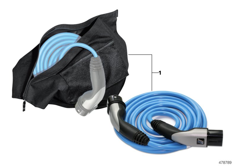 BMW charging cable (3-phase, 5 m)