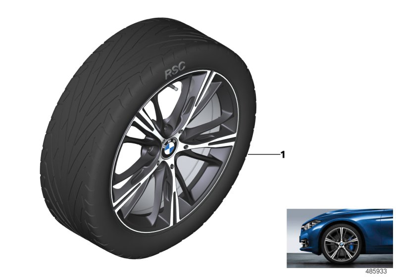BMW LA wheel star spoke 660 - 19''