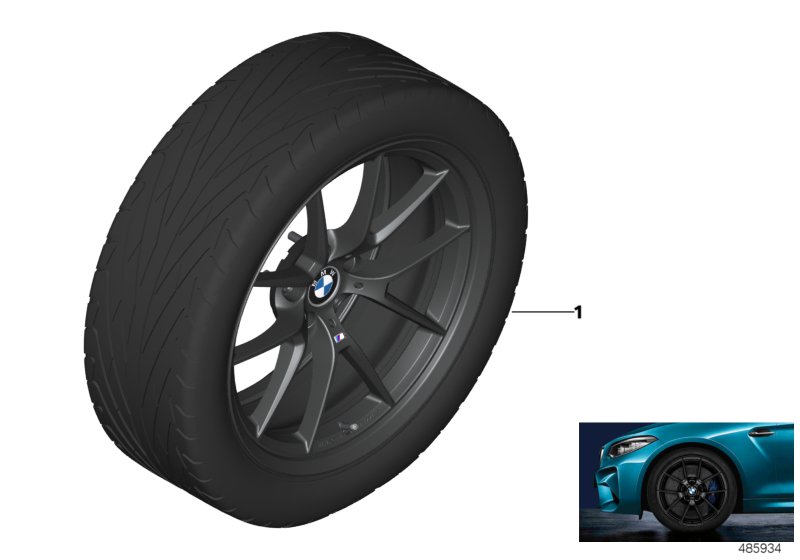 BMW LA wheel M Perf. Y-spoke 763M - 19"