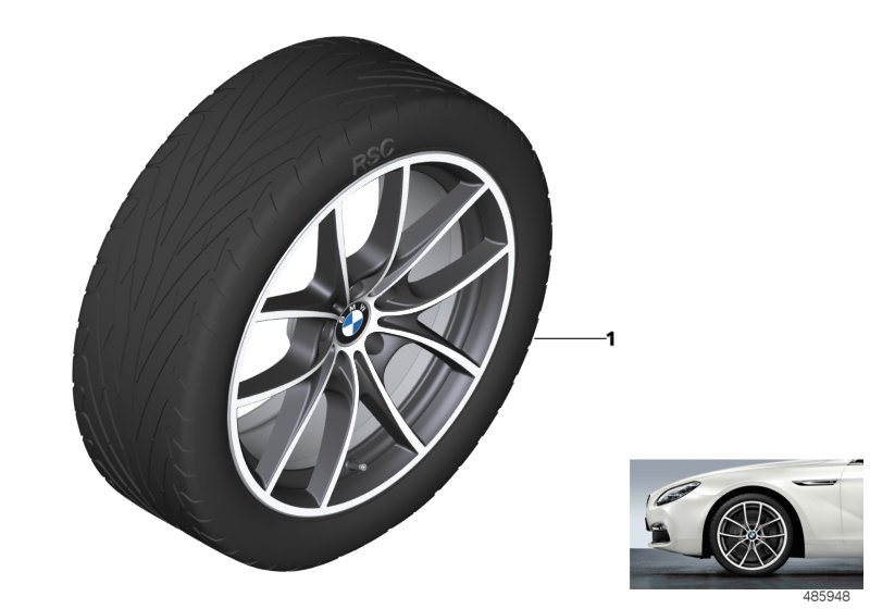 BMW LA wheel V-spoke 356 - 20"