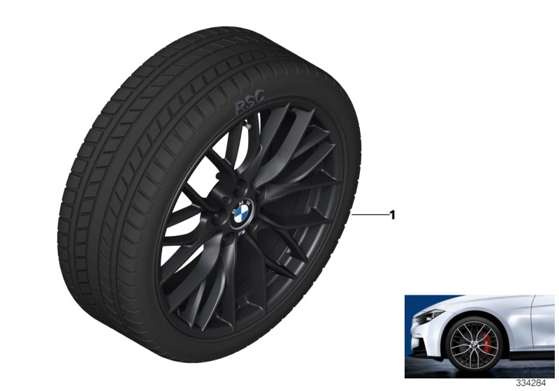 Winter wheel w.tyre M dbl.sp. 405M - 18"