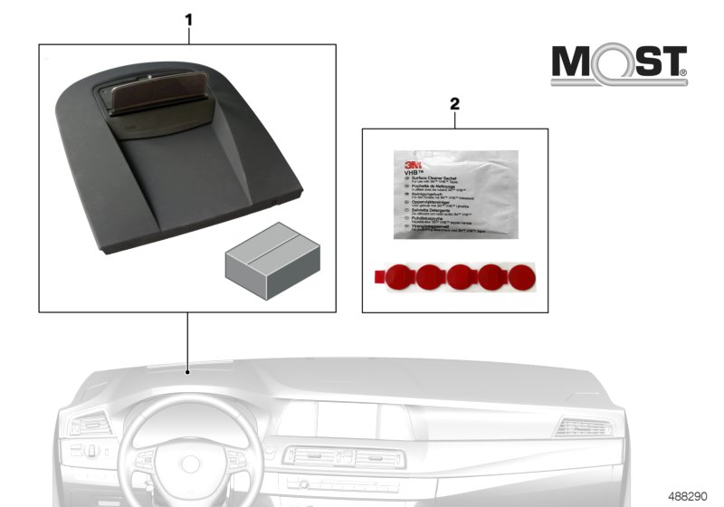 BMW Head-Up Screen f.built-in navigation