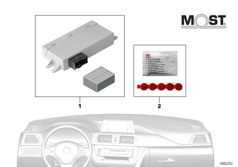 Retrofit kit BMW Head-Up Screen