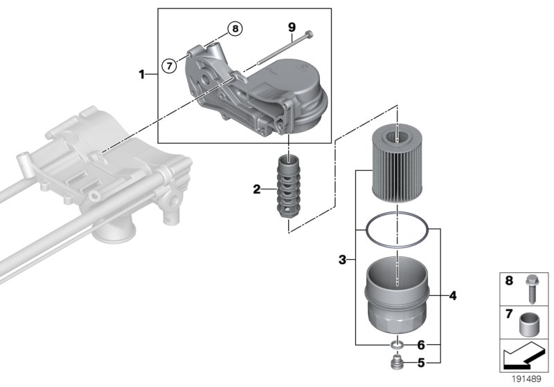 Lubrication system-Oil filter