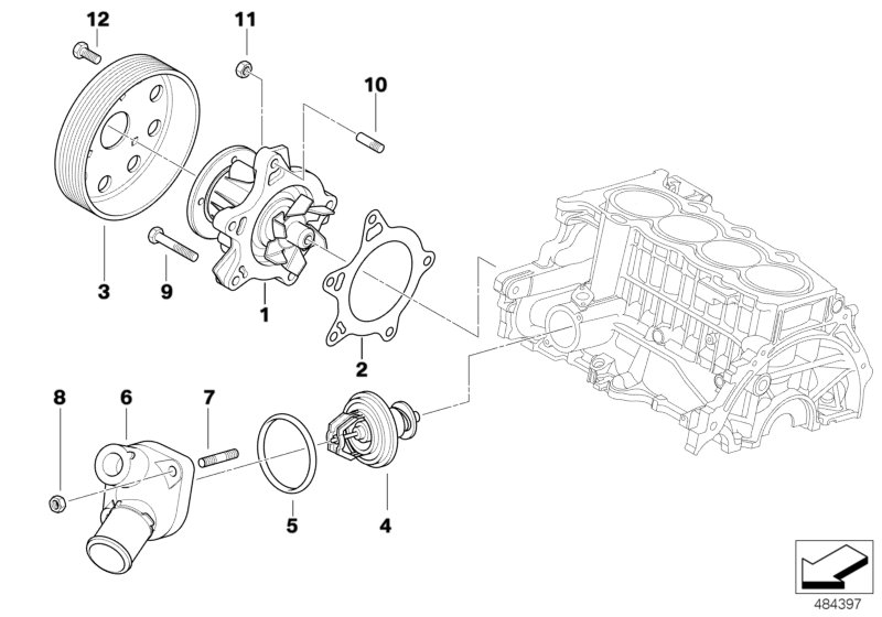 Waterpump - Thermostat