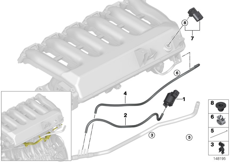 Intake manifold - vacuum control