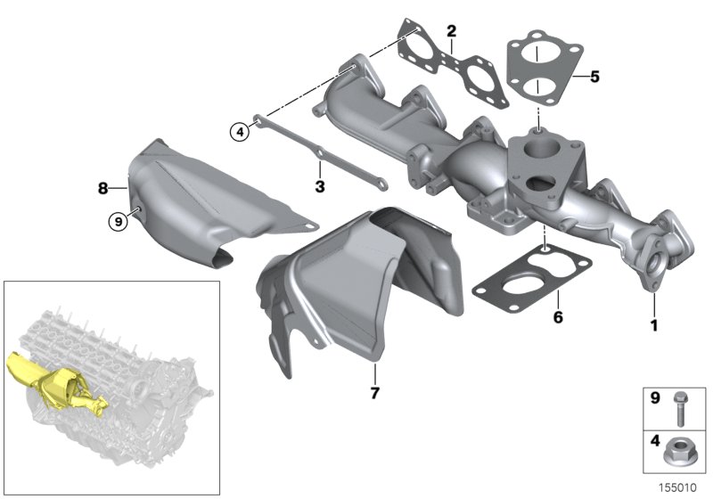 Exhaust manifold-AGR