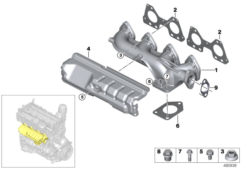 Exhaust manifold-AGR