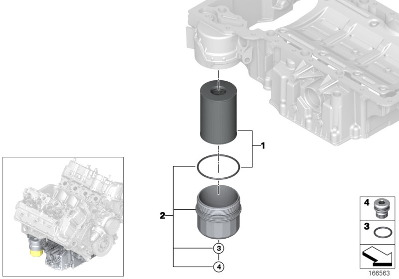 Lubrication system-Oil filter