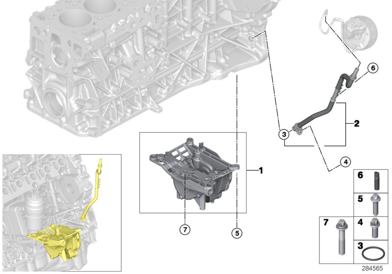 Vacuum pump with tubes